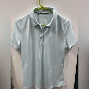 Under armour women’s light blue polo size large
